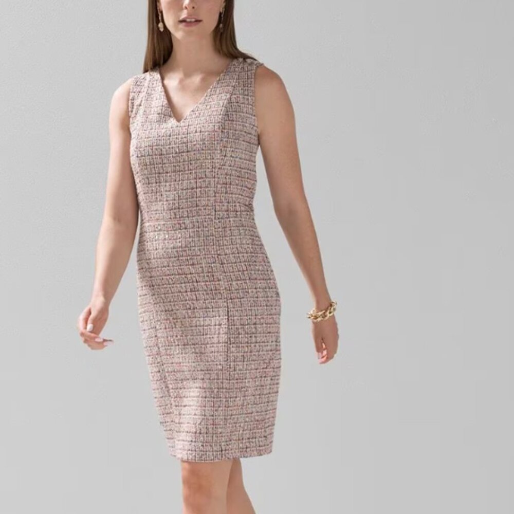 WHBM Tweed Sheath Dress